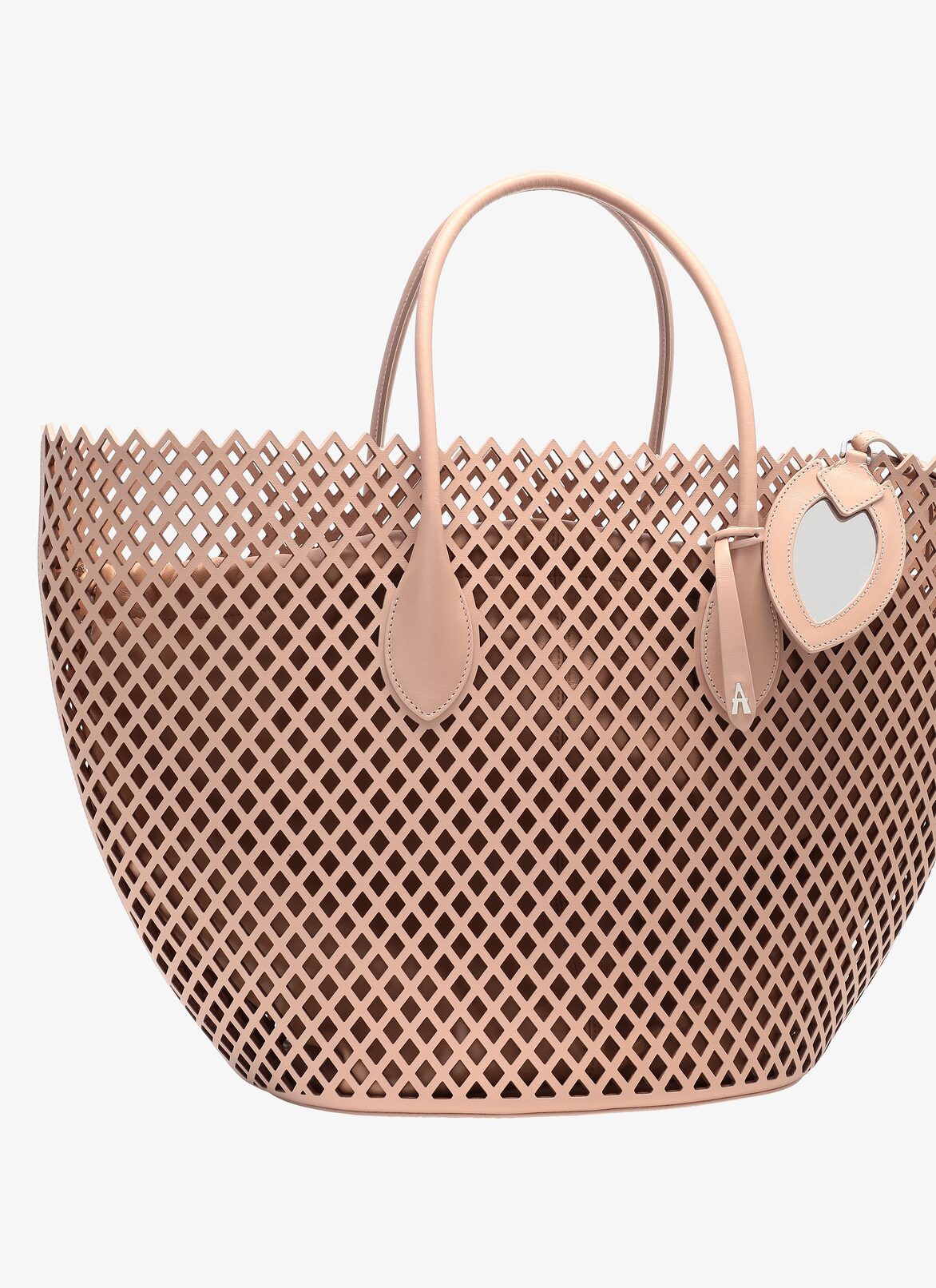 LATIFA MEDIUM CUIR LUX LOSANGE SAND ALAÏA SANDY  LATIFA MEDIUM CUIR LUX LOSANGE SAND